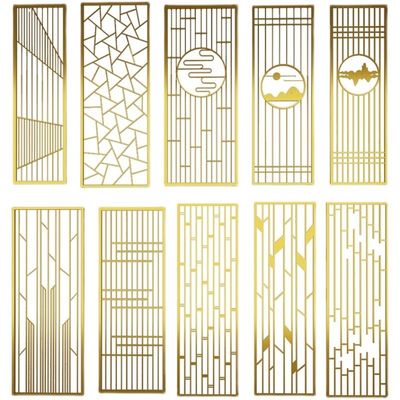 Laser Cut Screen Decorative Metal Panels Welding Room Divider Partition