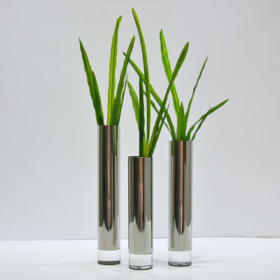 Strong Anti Corrosion Coating Stainless Steel Flowerpot For Gardening