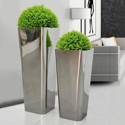 High Durability Smooth stainless steel flowerpot Gardening Equipment