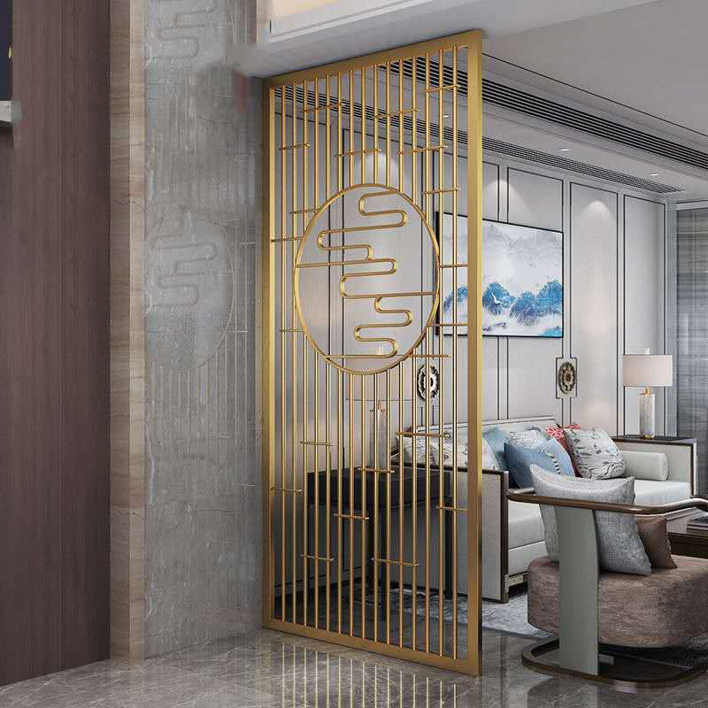 Indoor Decorative Metal Panels PVD Coating Stainless Steel Divider Partition Room