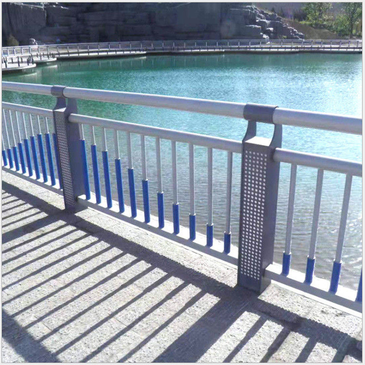 Anti Collision Stainless Steel Guardrail 304 201 River Municipal Tubular Stair Railing