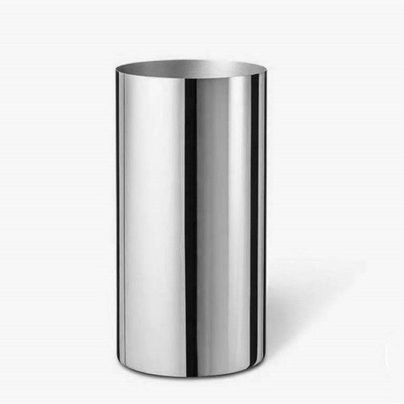 Aluminum Large Round Metal Planters Bending Round Corten Steel Planters