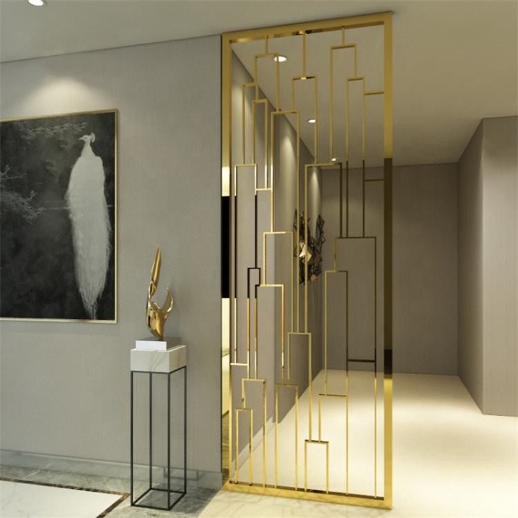 Customized Nordic Screens Room Dividers Decorative Metal Panels Self-installation On Site