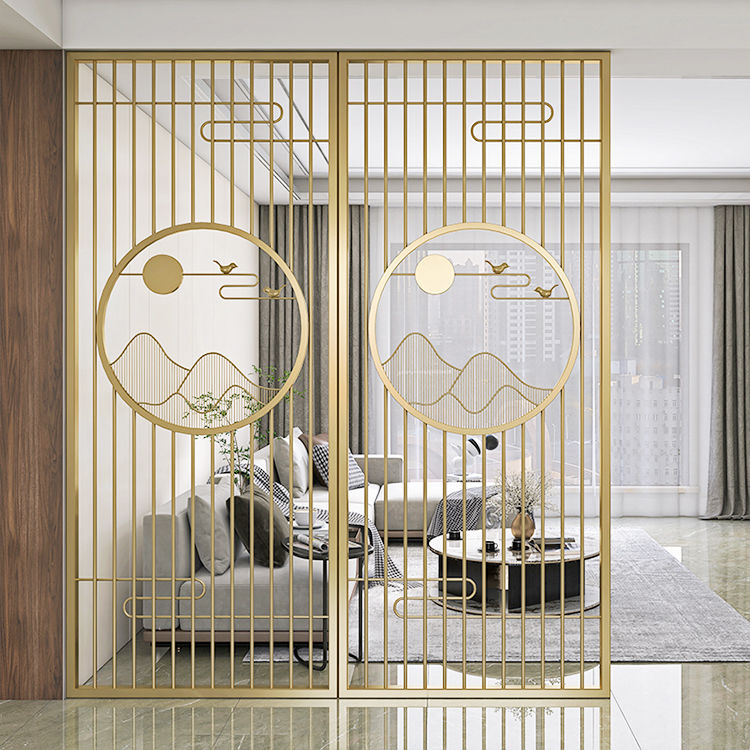 Customizable Stainless Steel Screen Partition Room Divider for Home Decoration