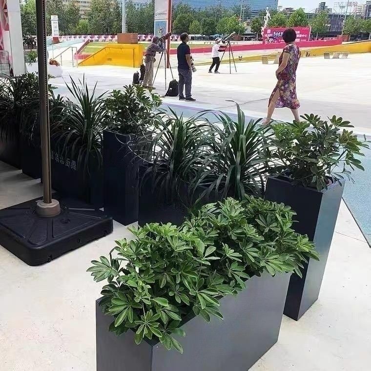 Easy Maintenance Stainless Steel Flowerpot Custom Size