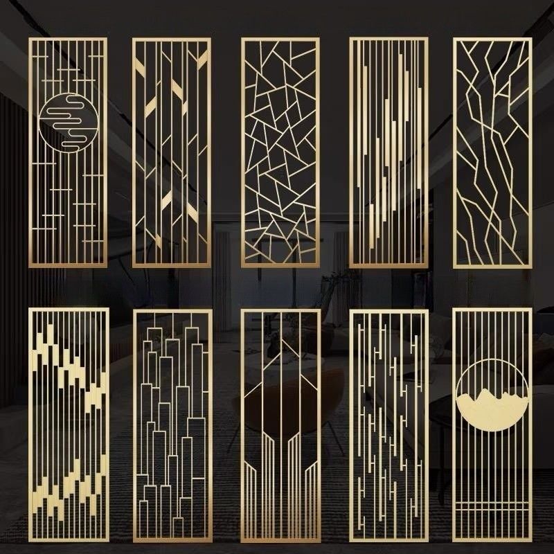 Low Maintenance Decorative Indoor Metal Divider Screen Partitions