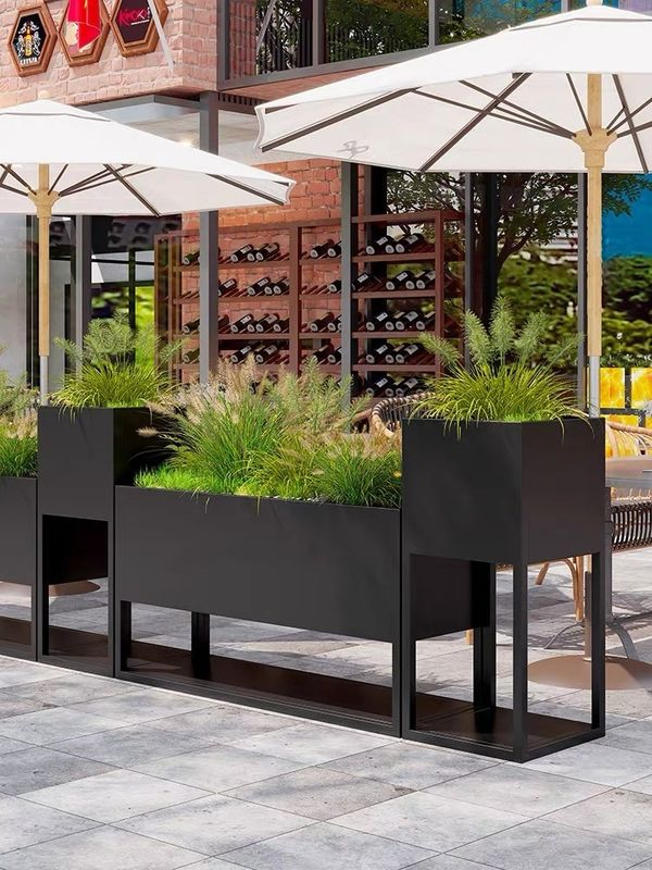 Custom Application Square Round Stainless Steel Flowerpot Home Decoration